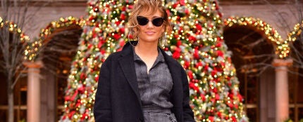 Jennifer Lopez en navidad en 2018