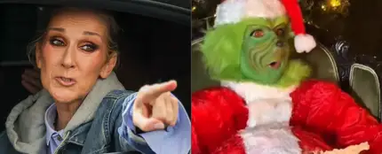 La divertida interpretación de Céline Dion disfrazada de El Grinch La divertida interpretación de Céline Dion disfrazada de El Grinch