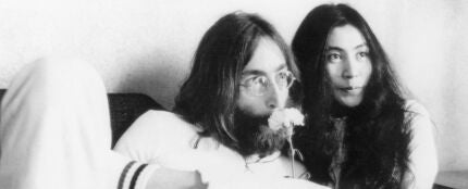 John Lennon y Yoko Ono en 1969