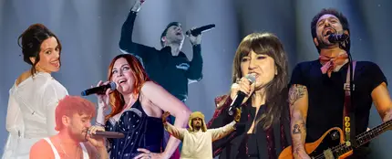 Rosalía, Dani Fernández, Leire Martínez, Dani Martín, Bad Bunny, Amaral y Viva Suecia Rosalía, Dani Fernández, Leire Martínez, Dani Martín, Bad Bunny, Amaral y Viva Suecia