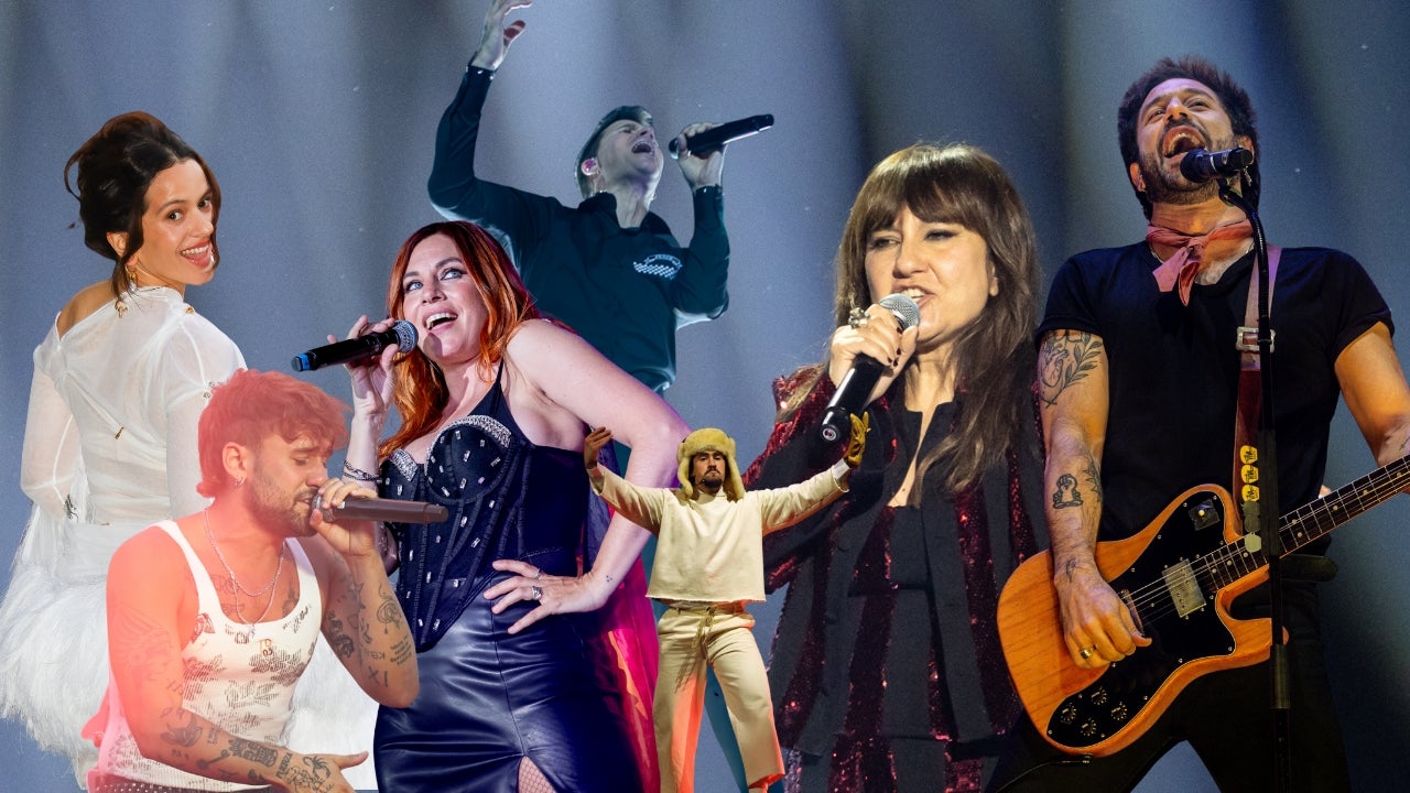 Rosalía, Dani Fernández, Leire Martínez, Dani Martín, Bad Bunny, Amaral y Viva Suecia Rosalía, Dani Fernández, Leire Martínez, Dani Martín, Bad Bunny, Amaral y Viva Suecia