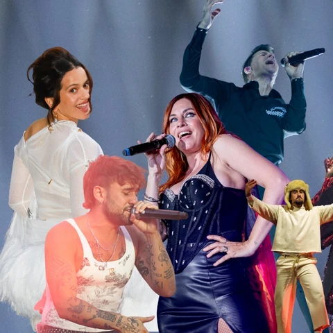 Rosalía, Dani Fernández, Leire Martínez, Dani Martín, Bad Bunny, Amaral y Viva Suecia Rosalía, Dani Fernández, Leire Martínez, Dani Martín, Bad Bunny, Amaral y Viva Suecia