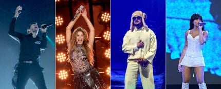 Dani Mart&iacute;n, Shakira, Bad Bunny y Aitana