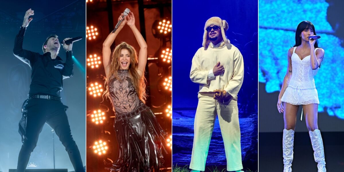 Dani Mart&iacute;n, Shakira, Bad Bunny y Aitana