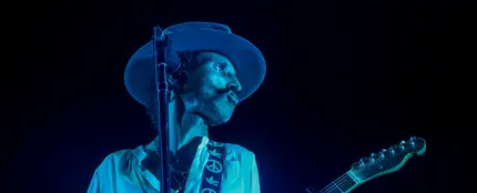 Leiva, en un concierto en Madrid en septiembre de 2019. Leiva, en un concierto en Madrid en septiembre de 2019.