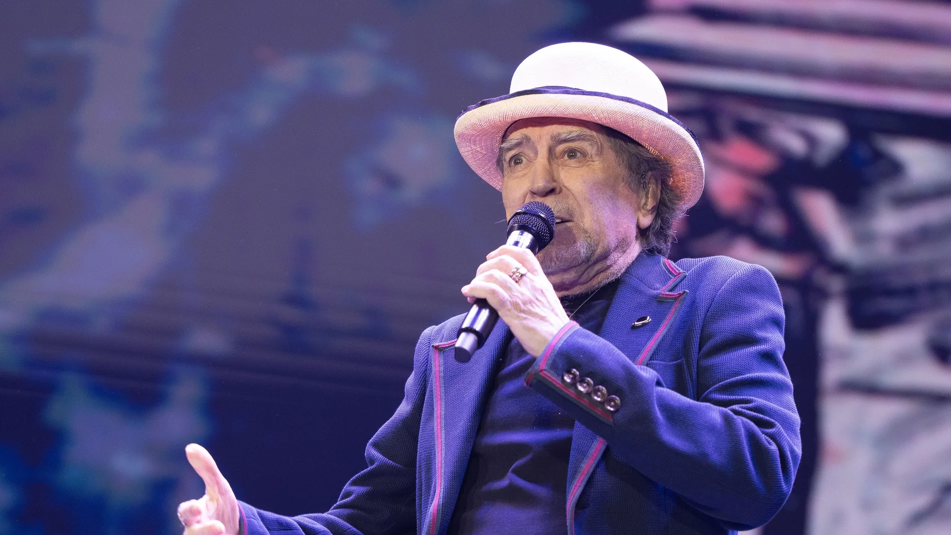 Joaquín Sabina, en el concierto del 30 de noviembre de 2025 en Madrid. Joaquín Sabina, en el concierto del 30 de noviembre de 2025 en Madrid.
