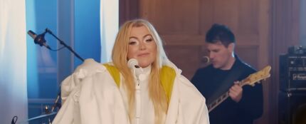 Amaia Montero e Imanol Goikoetxea, en el videoclip de 'Todos estamos bailando la misma canci&oacute;n'