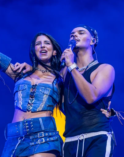 Naiara y Abraham Mateo, en 2024 Naiara y Abraham Mateo, en 2024