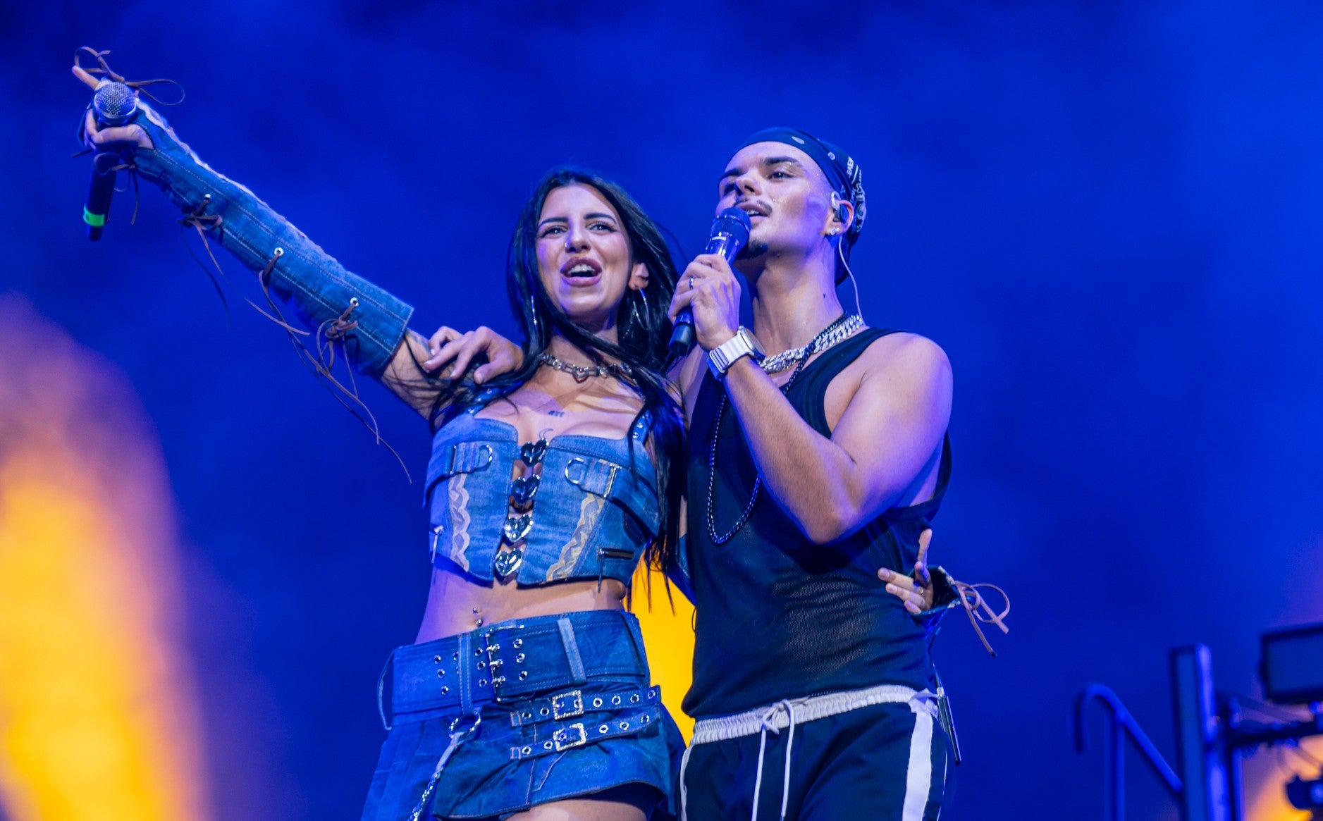 Naiara y Abraham Mateo, en 2024 Naiara y Abraham Mateo, en 2024