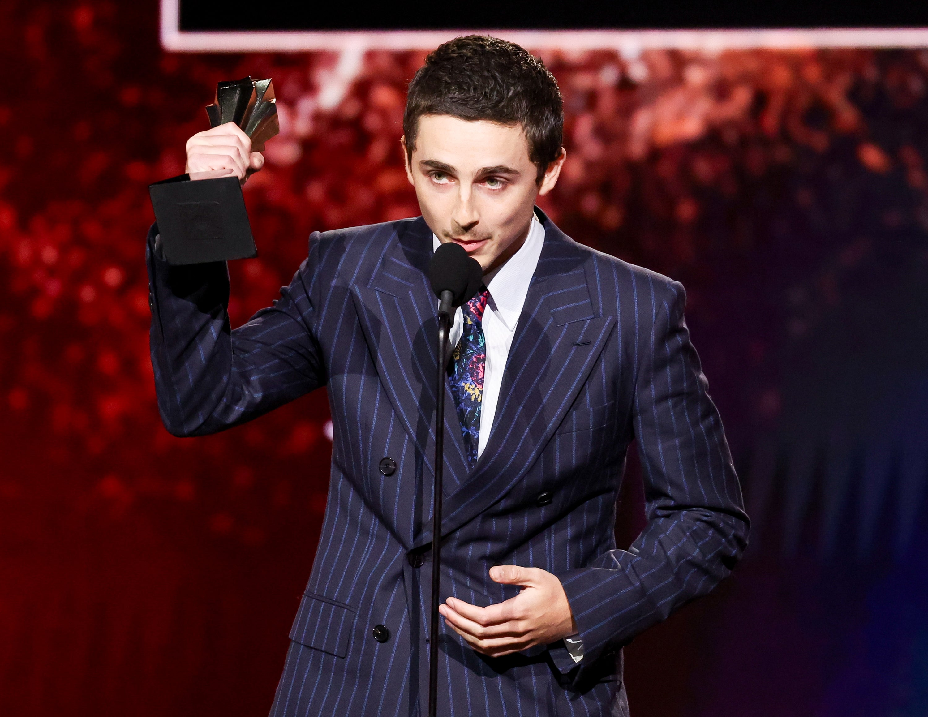 Timothée Chalamet en los Critics Choice Awards 2026 Timothée Chalamet en los Critics Choice Awards 2026