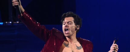 Harry Styles, el 11 de febrero de 2023 en los Brit Awards.