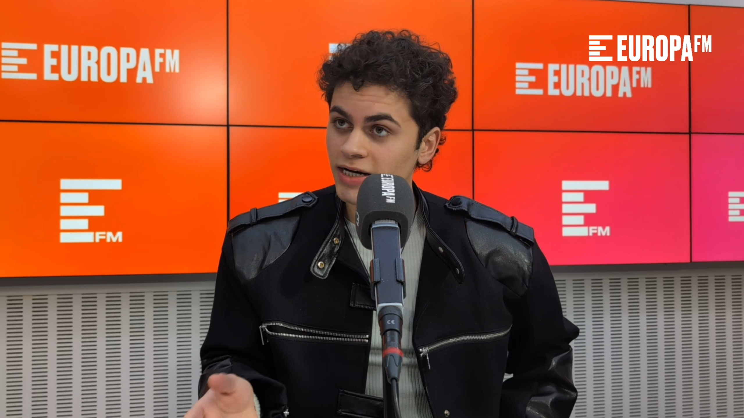 Daniel Da Silva durante su entrevista en Europa FM Daniel Da Silva durante su entrevista en Europa FM