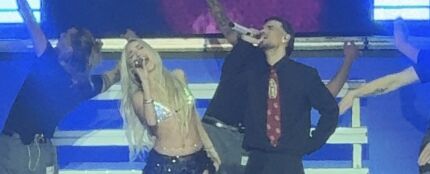 Ana Mena y Abraham Mateo en el Movistar Arena de Madrid