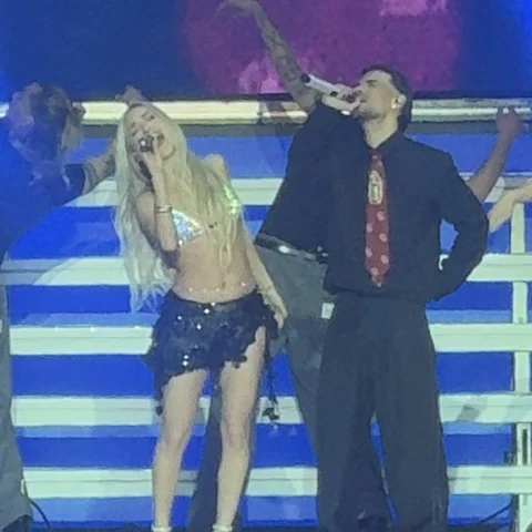 Ana Mena y Abraham Mateo en el Movistar Arena de Madrid Ana Mena y Abraham Mateo en el Movistar Arena de Madrid