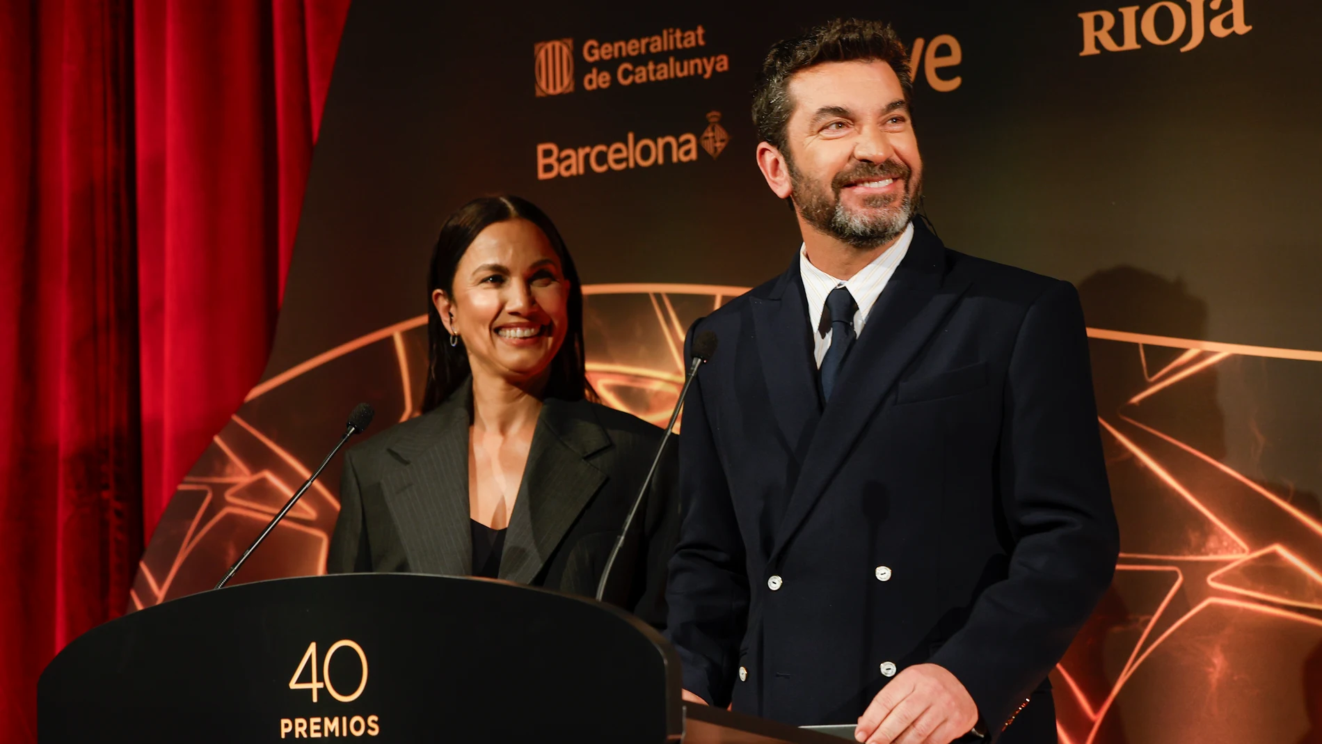 Toni Acosta y Arturo Valls durante la presentación de los nominados de los Premios Goya 2026 Toni Acosta y Arturo Valls durante la presentación de los nominados de los Premios Goya 2026