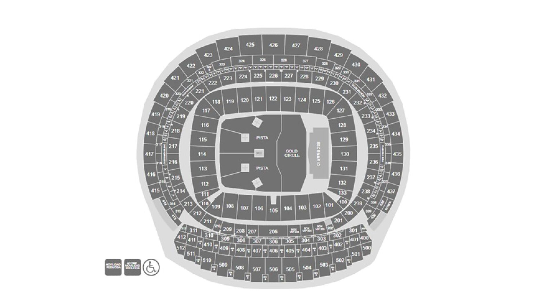 Mapa para los conciertos de Bruno Mars en el Metropolitano
