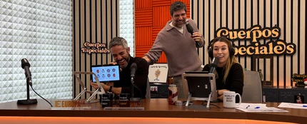 Roberto Leal con Eva Soriano y Nacho García en Cuerpos especiales Roberto Leal con Eva Soriano y Nacho García en Cuerpos especiales