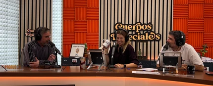 Jordi Évole con Eva Soriano y Nacho García Jordi Évole con Eva Soriano y Nacho García