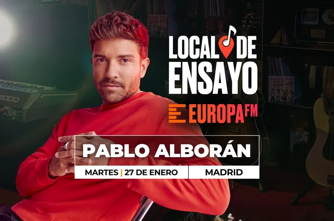 Pablo Alborán, nuevo artista del Local de Ensayo Europa FM Pablo Alborán, nuevo artista del Local de Ensayo Europa FM