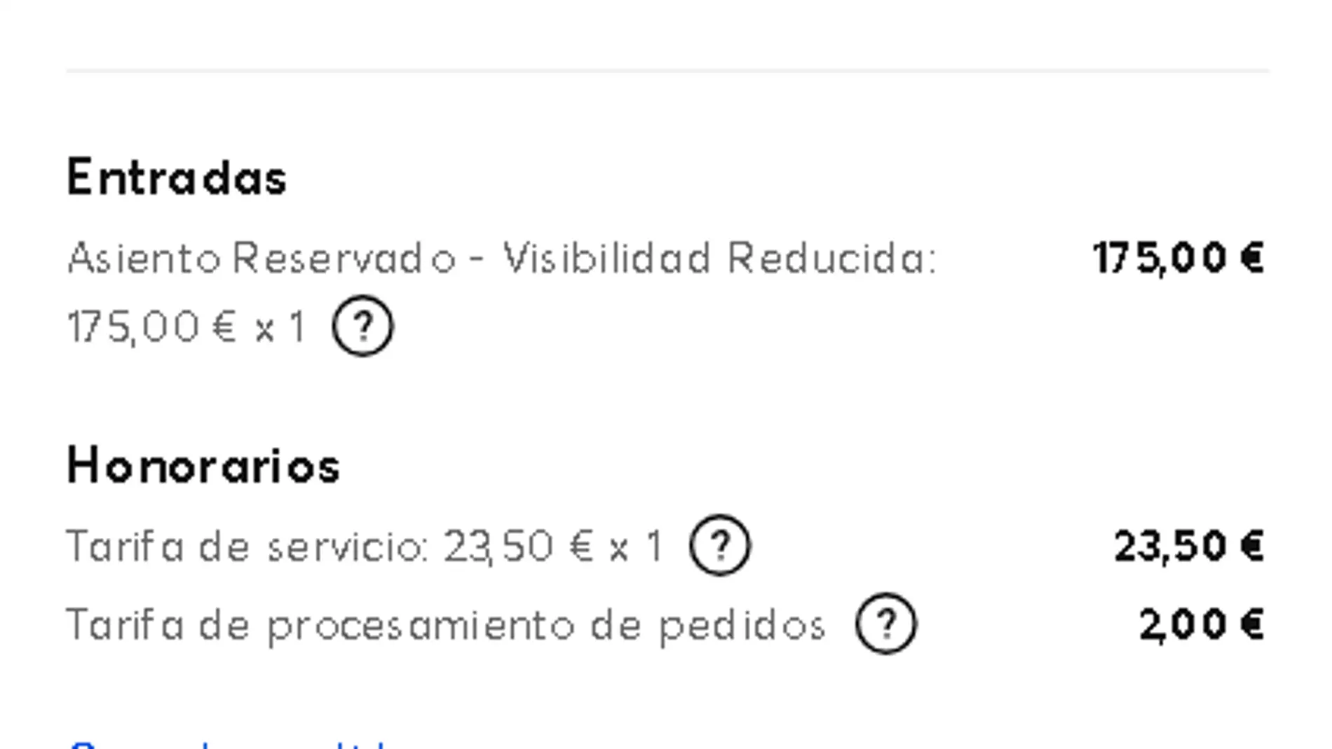Entradas Platinum 11 de julio Entradas Platinum 11 de julio