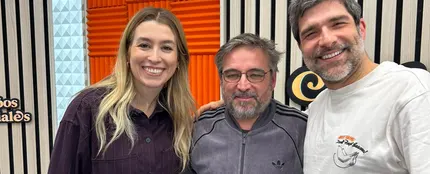 Jordi Évole con Eva Soriano y Nacho García en Cuerpos especiales Jordi Évole con Eva Soriano y Nacho García en Cuerpos especiales