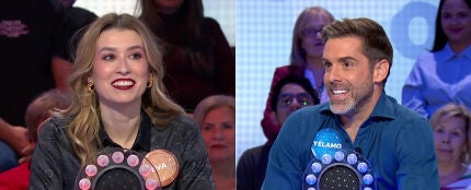 Eva Soriano y Jos&eacute; Y&eacute;lamo en 'Pasapalabra'