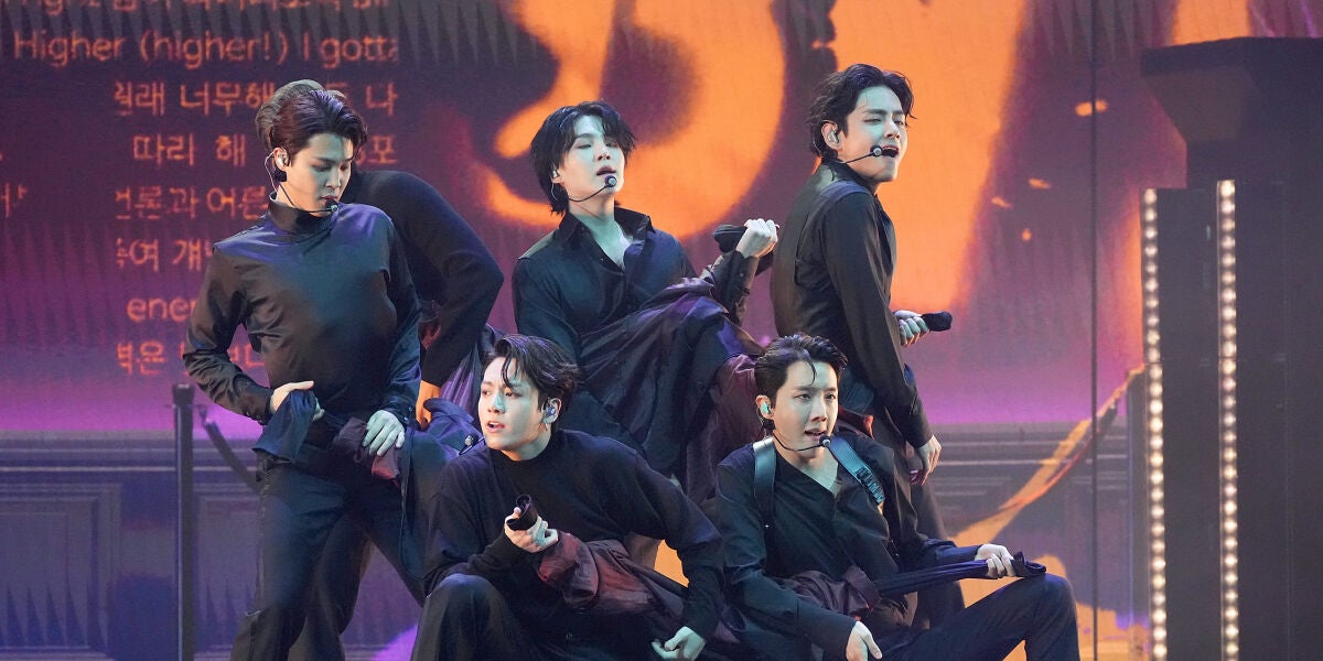 BTS en los Premios Grammy 2022