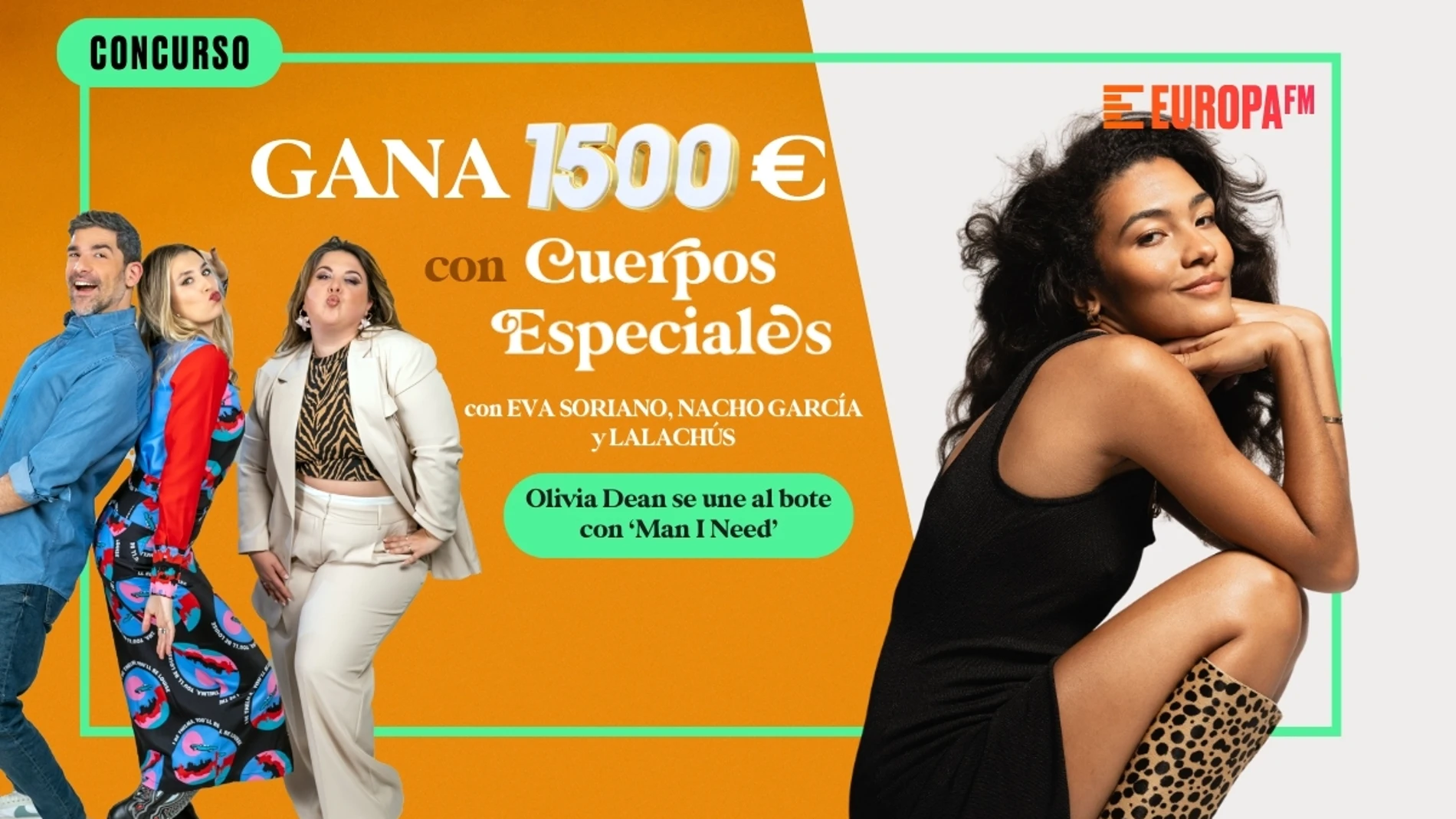¡Gana 500 euros al día en 'Cuerpos especiales'! Olivia Dean se une al bote con ' Man I Need' ¡Gana 500 euros al día en 'Cuerpos especiales'! Olivia Dean se une al bote con ' Man I Need'