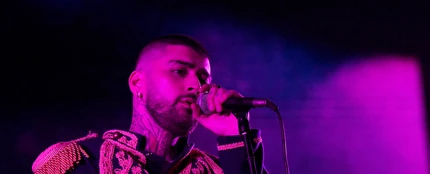 Zayn Malik, en su primer concierto en Las Vegas. Zayn Malik, en su primer concierto en Las Vegas.