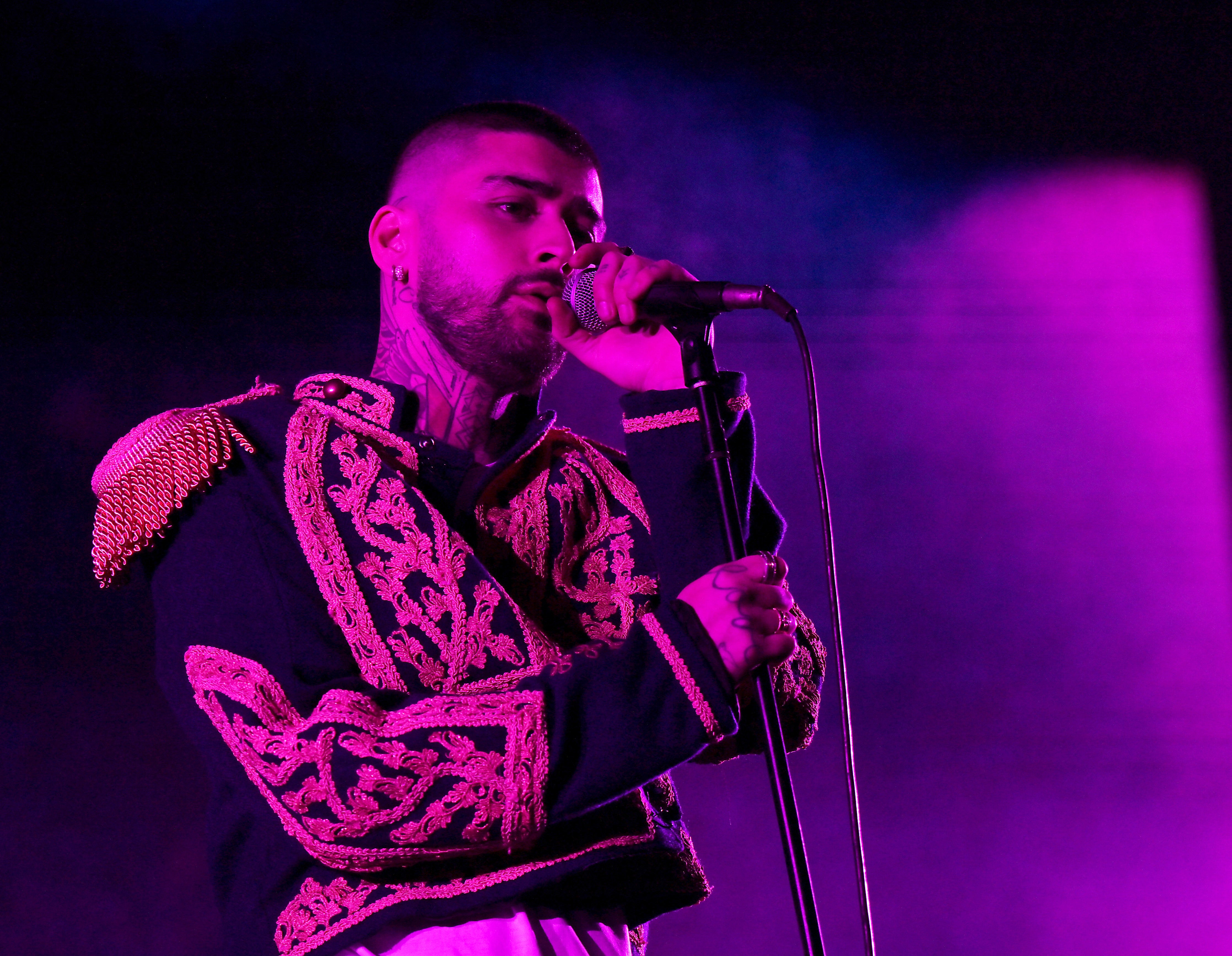 Zayn Malik, en su primer concierto en Las Vegas. Zayn Malik, en su primer concierto en Las Vegas.