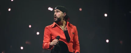 Bad Bunny actuando en Brooklyn en 2024 Bad Bunny actuando en Brooklyn en 2024