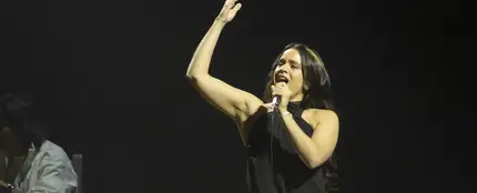 Rosalía en el concierto por Palestina de Barcelona Rosalía en el concierto por Palestina de Barcelona