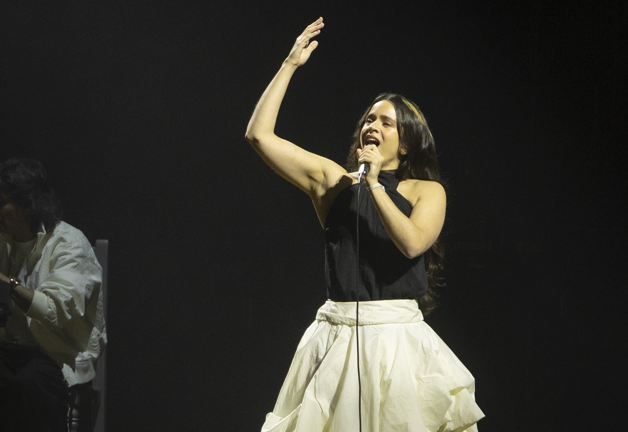 Rosalía en el concierto por Palestina de Barcelona Rosalía en el concierto por Palestina de Barcelona