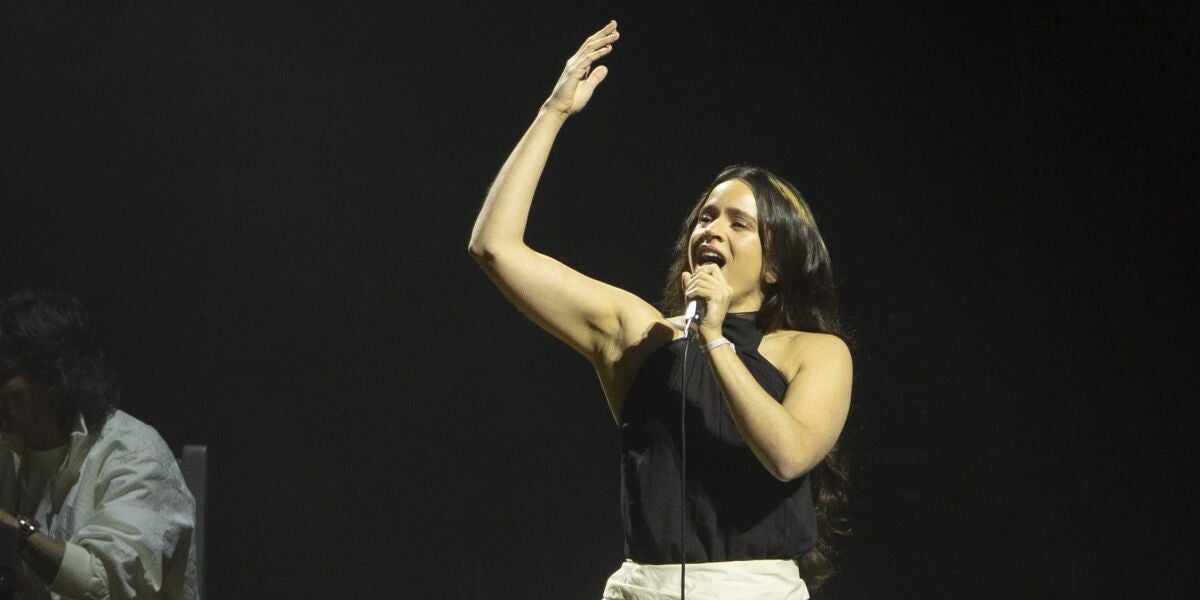 Rosal&iacute;a en el concierto por Palestina de Barcelona