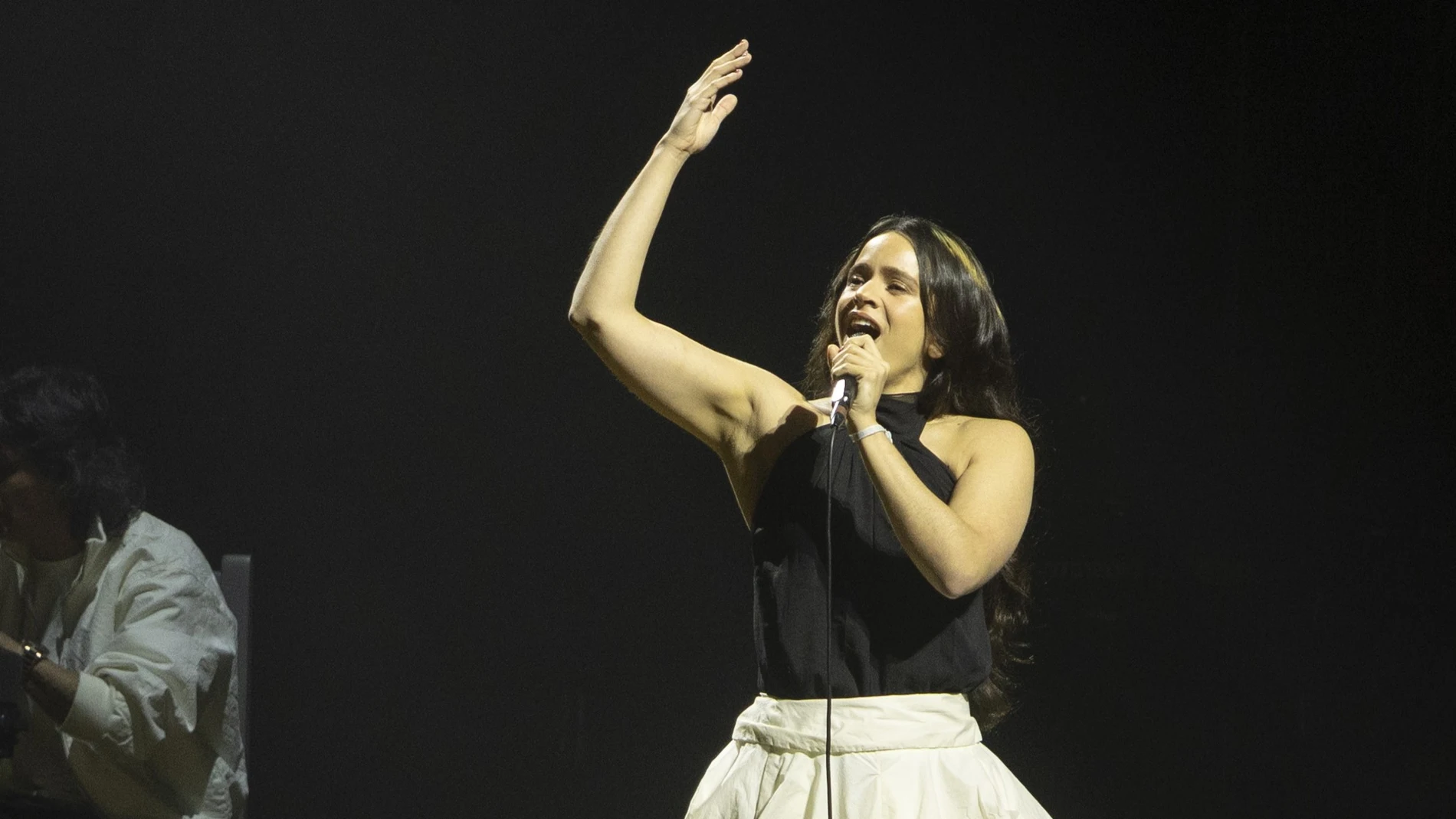 Rosalía en el concierto por Palestina de Barcelona Rosalía en el concierto por Palestina de Barcelona
