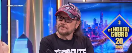 Santiago Segura en 'El Hormiguero' con una camiseta de 'Torrente presidente' Santiago Segura en 'El Hormiguero' con una camiseta de 'Torrente presidente'