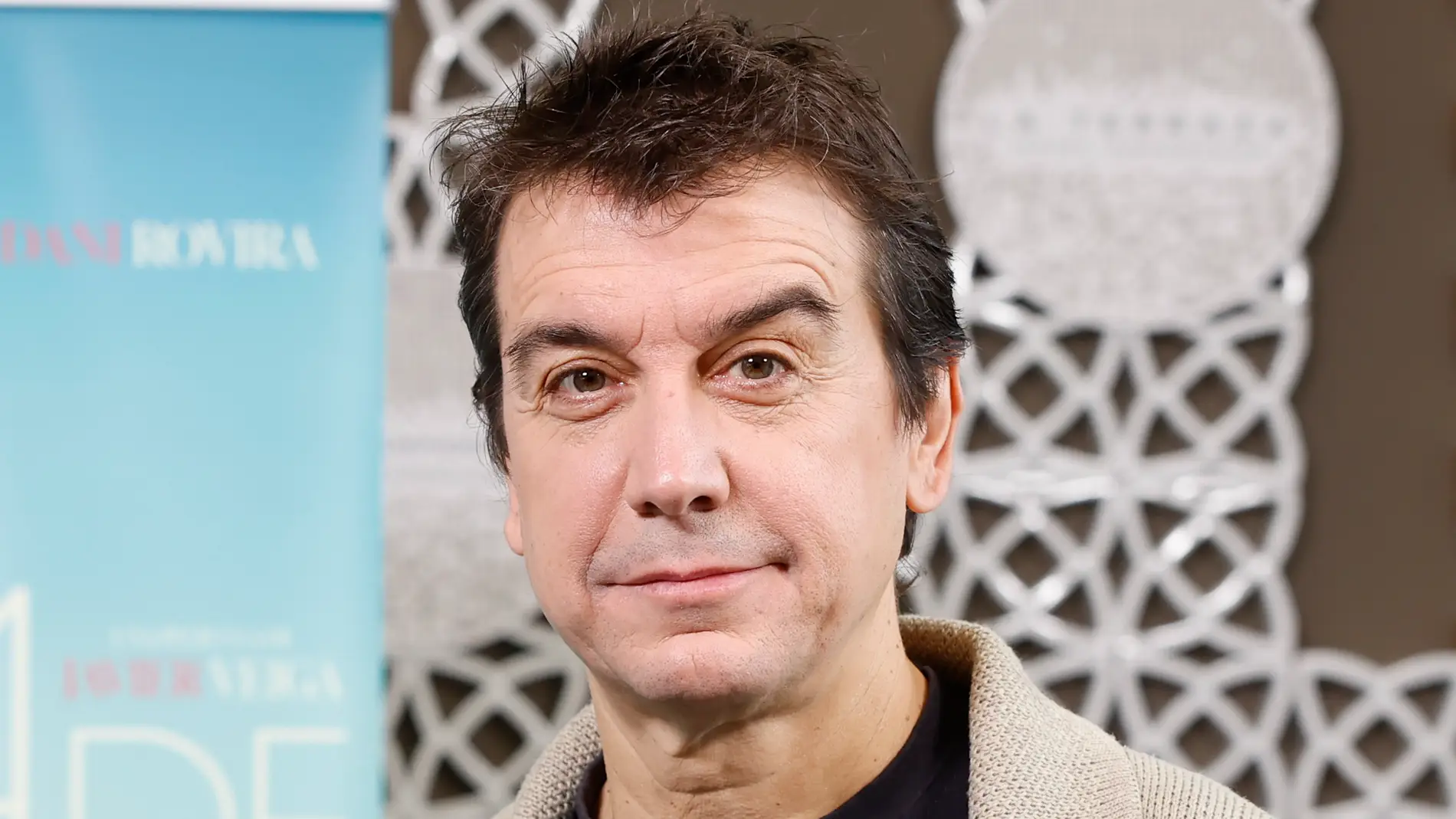 Javier Veiga en un photocall Javier Veiga en un photocall