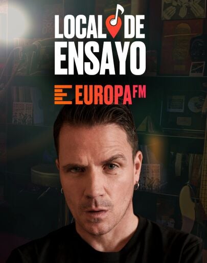 Dani Martín, en el Local de Ensayo Europa FM