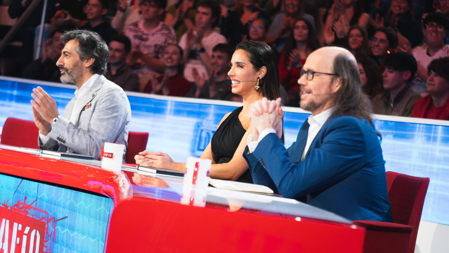 Juan del Val, Pilar Rubio y Santiago Segura, jurado de 'El Desafío 6' Juan del Val, Pilar Rubio y Santiago Segura, jurado de 'El Desafío 6'