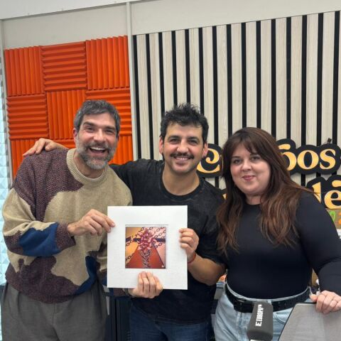 Fran Perea con Nacho García y Lalachús