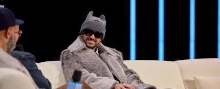 Bad Bunny en su entrevista para Apple Music. Bad Bunny en su entrevista para Apple Music.