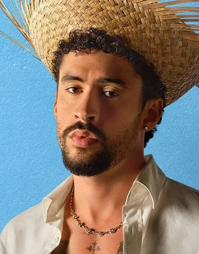 Bad Bunny, en un cartel del espectáculo de medio tiempo en la Super Bowl 2026 Bad Bunny, en un cartel del espectáculo de medio tiempo en la Super Bowl 2026