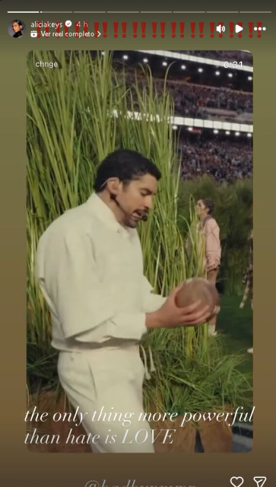 Historia de Alicia Keys sobre Bad Bunny