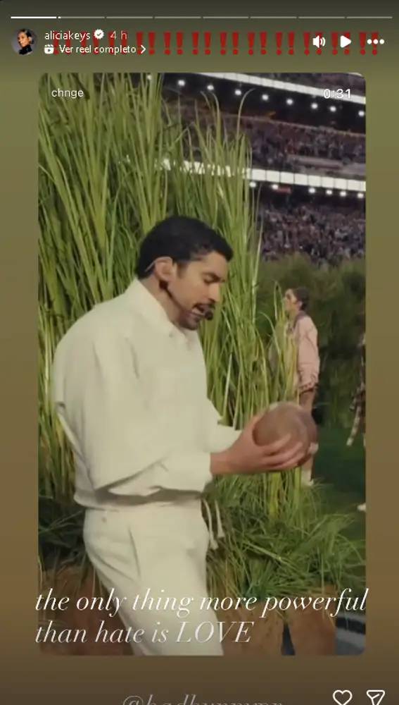 Historia de Alicia Keys sobre Bad Bunny Historia de Alicia Keys sobre Bad Bunny