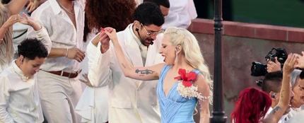 Bad Bunny y Lady Gaga en la actuación de a Super Bowl 2026 Bad Bunny y Lady Gaga en la actuación de a Super Bowl 2026
