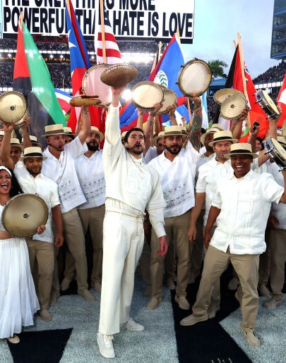 Bad Bunny en la Super Bowl