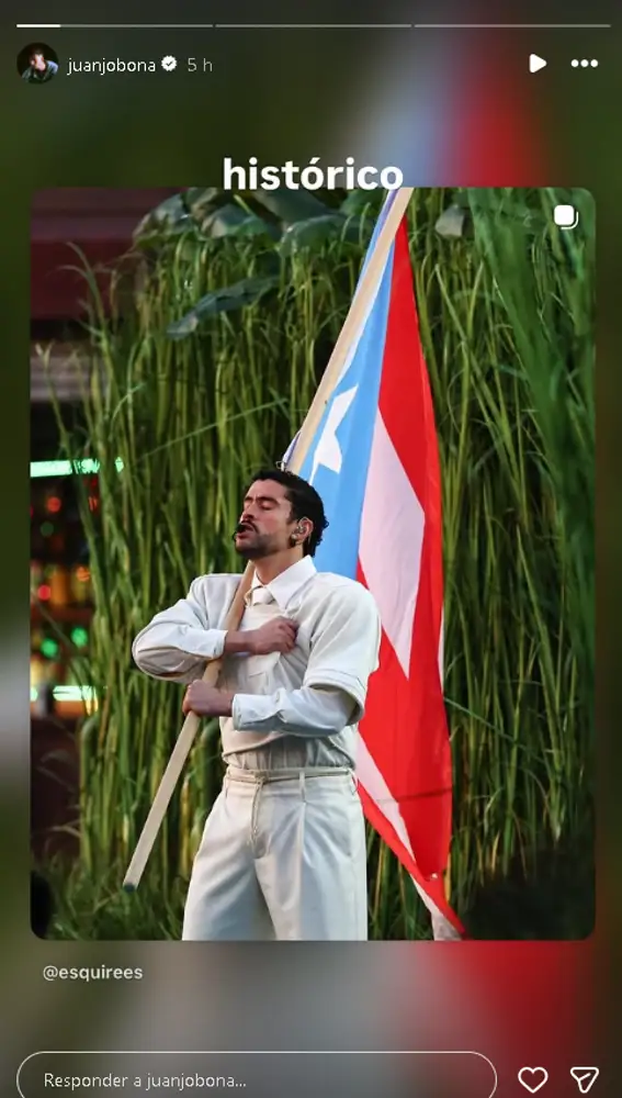 Historia de Juanjo Bona sobre Bad Bunny Historia de Juanjo Bona sobre Bad Bunny