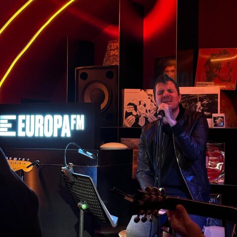 Dani Martín en Local de Ensayo Europa FM