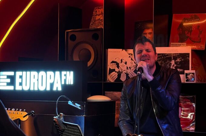 Dani Martín en Local de Ensayo Europa FM