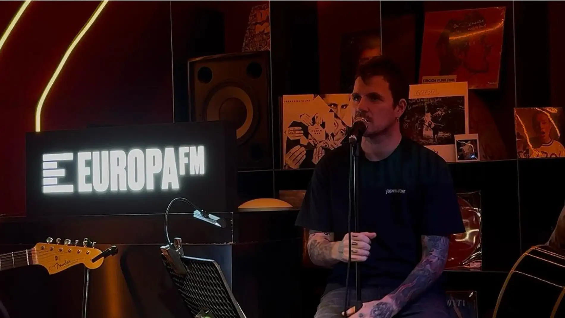 Dani Martín en Local de Ensayo Europa FM Dani Martín en Local de Ensayo Europa FM